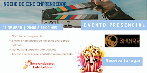 Noche de Cine Emprendedor primary image