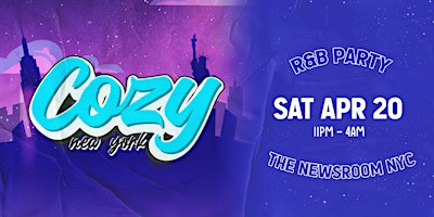 Imagen principal de Cozy NYC- The Newsroom 4/20 (21+)