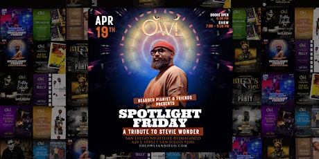 The Owl Spotlight Friday: Bearded Pianist Tribute to Stevie Wonder