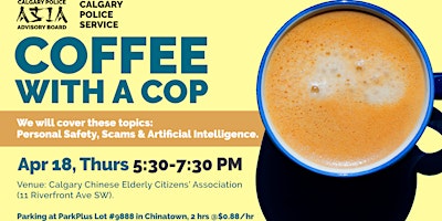 Imagem principal do evento Coffee With a Cop-Personal Safety and Scams