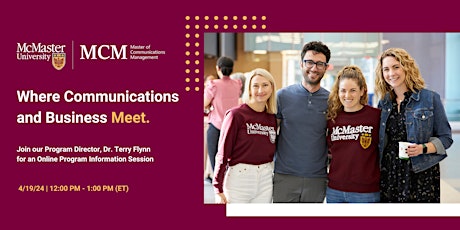 McMaster University MCM Program Information Session