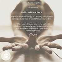 Mini Power Yoga Class primary image