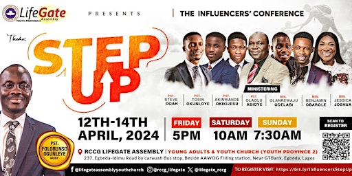 Imagem principal do evento The Influencers' Conference (STEP UP)