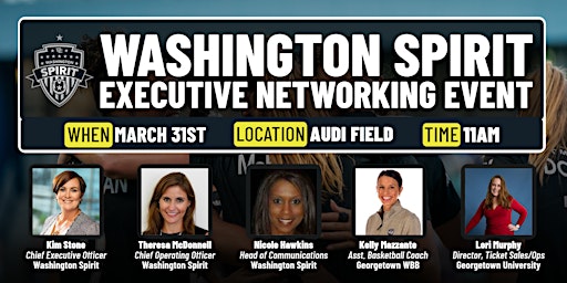 Washington Spirit Executive Networking Event (by TeamWork Online) primary image