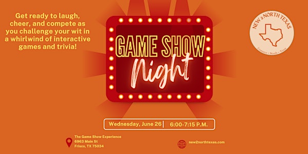 Game Show Night - In Frisco!