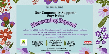 2nd Annual Our Community Supports Survivors: Blossoming Beyond
