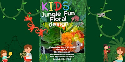 Image principale de Florakids: Jungle Fun Floral design class