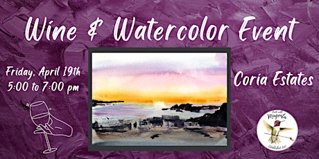 Wine & Watercolor at Coria