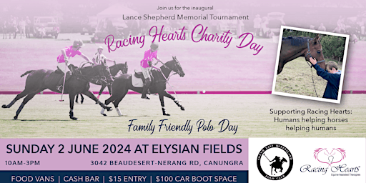 Immagine principale di Racing Hearts Charity Polo Day 2024 