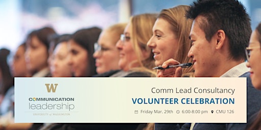 Imagen principal de Comm Lead Consultancy Volunteer Celebration
