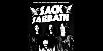 Imagem principal do evento Sack Sabbath (A Tribute To Black Sabbath) LIVE at The Lodge Bridlington