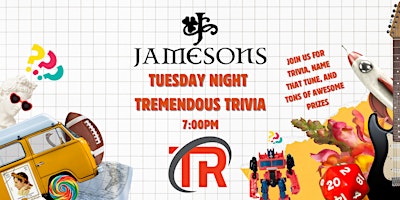 Primaire afbeelding van Calgary Tuesday Night Trivia at Jamesons Brentwood