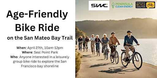 San Mateo Age-Friendly Bay Trail Ride primary image