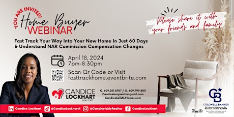 Home Buyer Webinar: Fast Track Your Way Into Your New Home In Just 60 Days