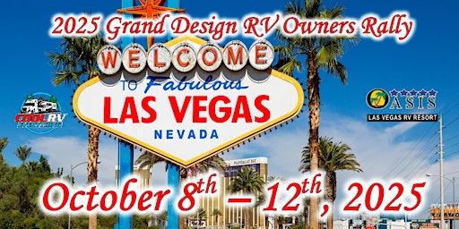 Imagem principal do evento 2025 Grand Design RV Owners Las Vegas Regional Rally