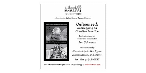 Hauptbild für Book Celebration: Unlicensed: Bootlegging as Creative Practice