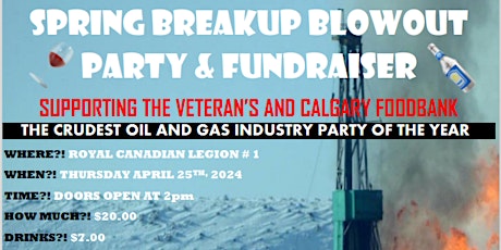 CALL FOR SPONSORS SPRING BREAKUP BLOWOUT PARTY & FUNDRAISER