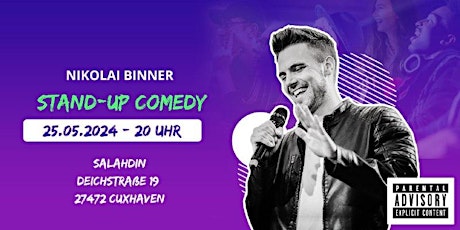 Hauptbild für Stand Up Comedy mit Nikolai Binner Cuxhaven