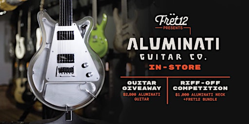Primaire afbeelding van Aluminati Guitars In-Store at FRET12
