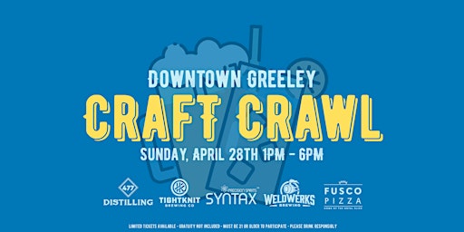 Imagem principal do evento Downtown Greeley Craft Crawl