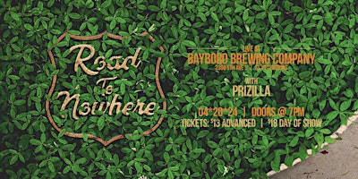 Primaire afbeelding van Road to Nowhere (Talking Heads Trib) + Prizilla | All Ages |at the Bayboro