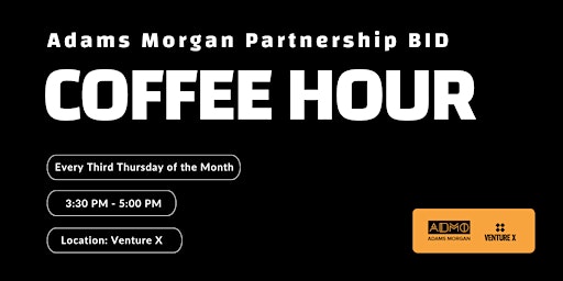 Imagen principal de Coffee Hour with the Adams Morgan Partnership BID