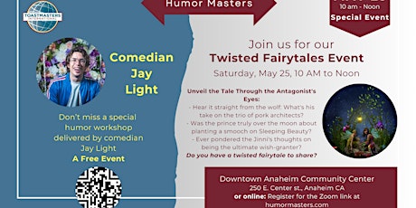 Twisted Fairytales + Humor Workshop