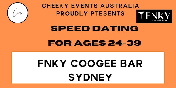 Sydney Speed Dating for ages 24-39s in Coogee by Cheeky Events Australia