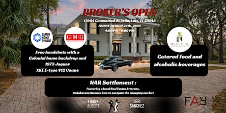 Happy Hour/Broker Open/NAR Settlement Discussion