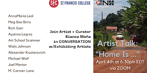 Artist Talk: "Home Is . . ." w/ Bianca Mona primary image