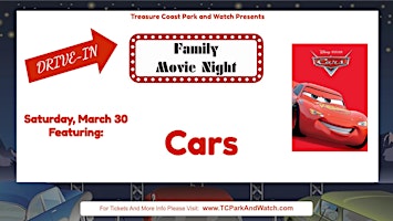 Imagen principal de Saturday Drive In Movie Nights | Cars