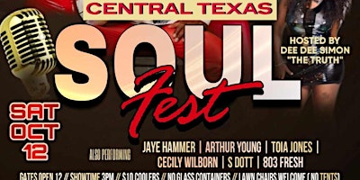 Hauptbild für Central Texas Soul Fest 2024