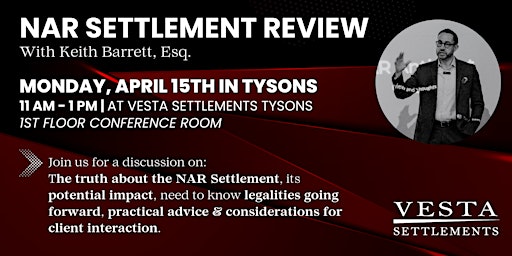 NAR Settlement Review in Tysons primary image