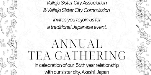 Imagem principal do evento Annual  Japanese Tea Gathering with Vallejo Sister City