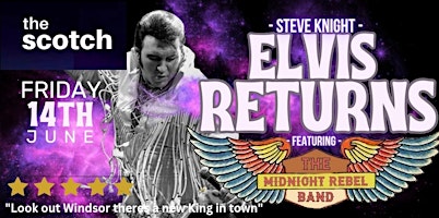 Imagem principal do evento Elvis Returns Featuring the Midnight Rebels