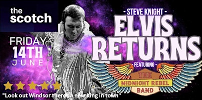 Imagem principal do evento Elvis Returns Featuring the Midnight Rebels