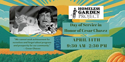 Primaire afbeelding van Join Us: Celebrate Cesar Chavez with Service at HGP