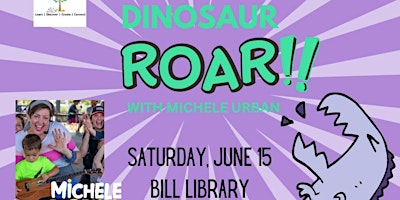Imagem principal do evento Find Your Dinosaur ROAR with Michele Urban