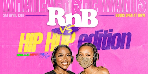 SILENT PARTY CHICAGO: WHATEVER SHE WANTS “RNB VS HIP HOP” EDITION primary image