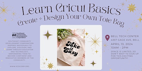 Intro to Cricut Workshop: Design Your Own Tote Bag!