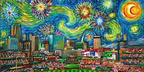 Starry Night Game Paint and Sip in Northside Cincinnati