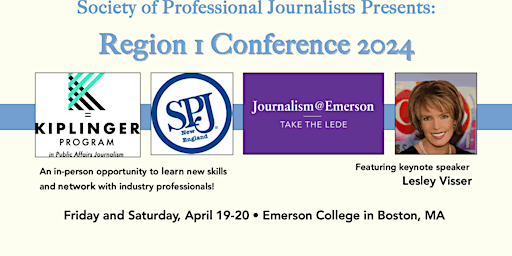 Image principale de Society of Professional Journalists Region 1 Conference