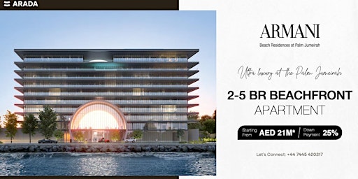 Primaire afbeelding van Armani Beach Residences @ Palm Jumeirah Dubai