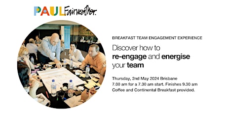 Discover How to  Re-Engage and Energise  your Team.