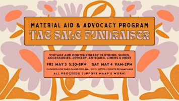 MAAP Vintage & Contemporary Tag Sale Fundraiser  primärbild