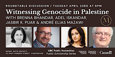 Roundtable Discussion: Witnessing Genocide in Palestine