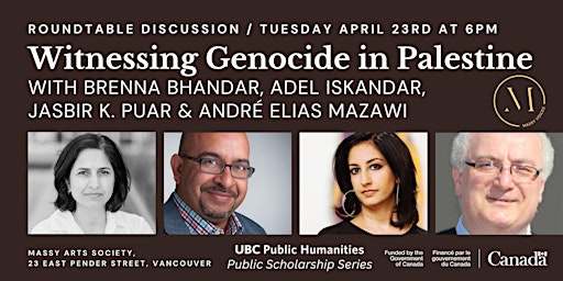 Primaire afbeelding van Roundtable Discussion: Witnessing Genocide in Palestine