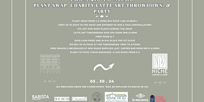 From 410 to Niche - Plant Swap, Charity Latte Art Throwdown, & Party  primärbild