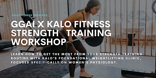 Imagem principal do evento GGAI x KALO Fitness Strength Training Workshop