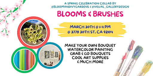 Imagem principal do evento Blooms & Brushes - A Spring Celebration Collab